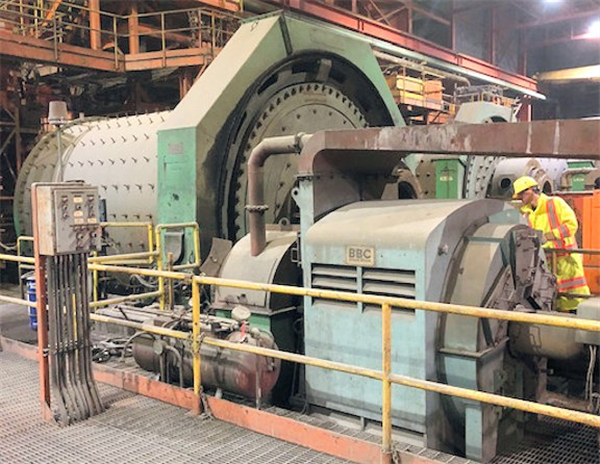3 Units - Allis Chalmers 12' X 18' Ball Mill With 1,500 Hp (1,119 Kw) Motor)